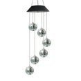 thumbnail image 4 of Matsuzay Bola de discoteca con energía Solar, carillón de viento para exteriores, bola de espejo colgante con cambio de Color Solar, lámpara de noche Iluminación y accesorios Matsuzay HA037218-00, 4 of 6