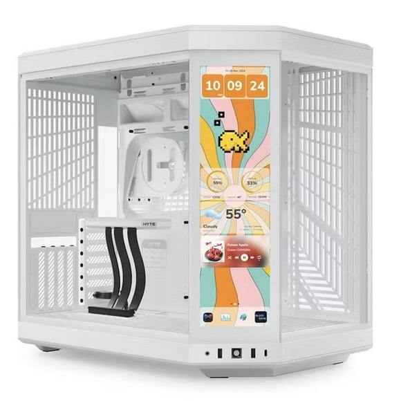 HYTE CSHYTEY70TTIWW Étui pour PC ATX Mi-Tour