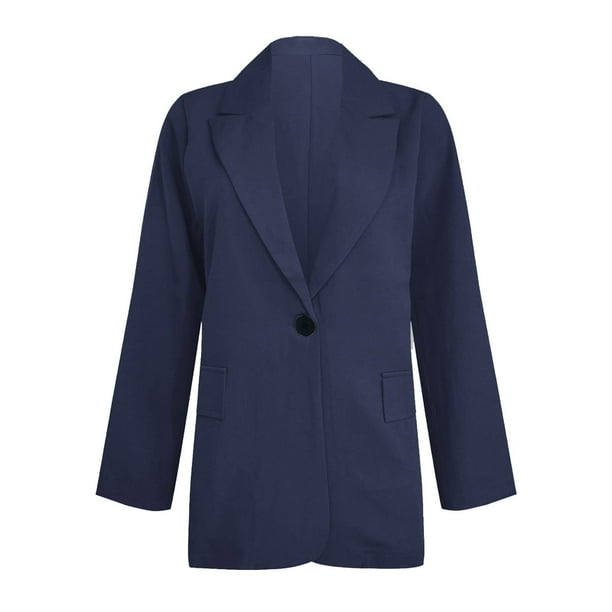 FAKKDUK Women's 2 Piece Business Suit Single Button Long FAKKDUK Women's 2 Piece Business Suit Single Button Long