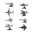 thumbnail image 1 of 8 piezas DIY Airplane Model Collection en miniatura Colección de peso ligero para mesa Estilo a, 1 of 9