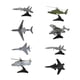 thumbnail image 1 of 8pcs Modelo de aviones de aviones de bricolaje Modelo de ensamblaje de juguete para niños Collection de avión de alto simulación de alto peso múltiple Estilo a, 1 of 8