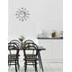 thumbnail image 4 of Reloj de Pared de Cocina QZ con utensilios Plata con fondo Blanco manecillas de cubiertos 20 cms x 2 cms RLPLBL, 4 of 5