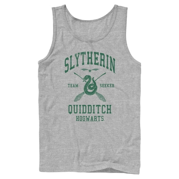 Mens Harry Potter Slytherin Quidditch Team Seeker Tank Top