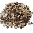 thumbnail image 2 of Clerance! PawCasa 50X 18mm Mix Shape Brown Coconut Shell 24 Hole Wooden G3R2 Sewing Buttons, 2 of 7
