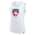thumbnail image 2 of Women's Fanatics White Florida Panthers Slub Tank Top, 2 of 3