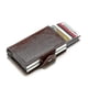 thumbnail image 1 of 1 Uds. Tarjetero de cuero para hombre con bloqueo Rfid, 1 of 2