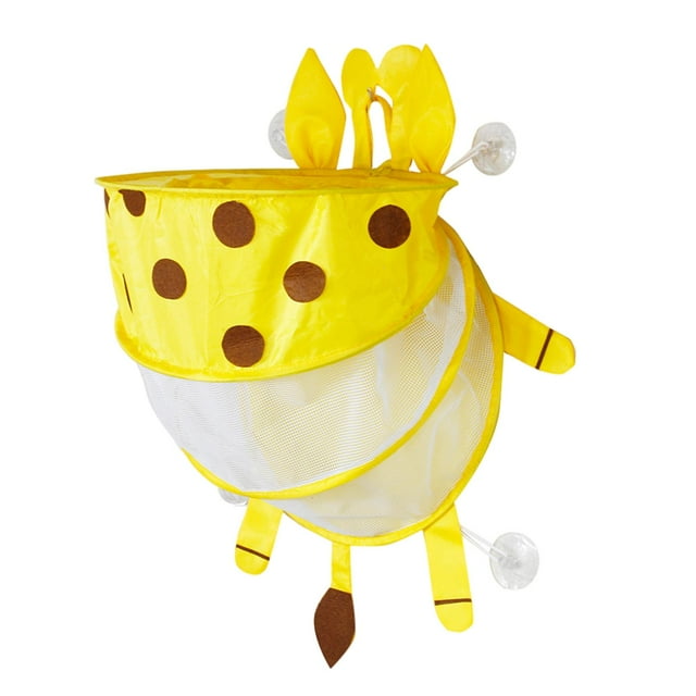 Bolsa de Malla Organizadora de Juguetes CUTICAT Organizador de Juguetes de Bañera Amarillo