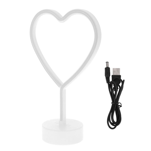 Lámpara de noche Jadeshay letrero de neón LED Rosa
