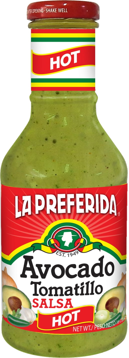 Avocado Tomatillo Salsa, Hot
