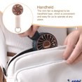 thumbnail image 1 of Portable Fan Summer Hand Held Charging Cooling Fans Handy Reusable Rechargeable Lining Exercising Backpacking Camping Picnicking Cooling Fans Pink, 1 of 9