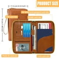 thumbnail image 3 of Passports Case Passports Holder Covers Travel Wallet PU Leather Card Case Travel Accessories for Women and Men, 3 of 8