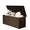 190 Gallon (Dark Brown), variant on YINGYUE 200 Gallon Weatherproof Metal Patio Storage Box, Lockable Outdoor Deck Bin with Oxford Moisture Bag Hydraulic Supports Rolling Wheels Dark Gray