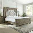 thumbnail image 6 of Steve Silver Vintage Hardwood Solids Queen Panel Bed Driftwood Gray, 6 of 7