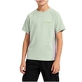 thumbnail image 6 of jobturf Boys Short Sleeve Shirts Kids Quick Dry Athletic Workout Tops Summer Crewneck T-Shirt Casual Basic Tees Size 4-16 Years, 6 of 9