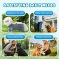thumbnail image 6 of GASTROPOD Anti Dirt Pants for Dogs Dog Suspender Boots Waterproof Dog Shoes Leggings Anti-Slip Dog Protector Shoes for Walking Hiking Garden Travel Home Park, 6 of 7