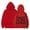 Red, variant on Girls Alphabet Print Hooded Sweatshirt, Long Sleeve Casual Pullover for Kids, Soft Warm Loose Fit Top, Cute City Design for Boys and Girls