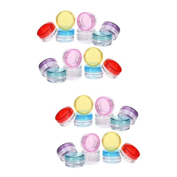 Lip Balm Containers 110 Pcs Lotion Bottle Cream Filling Round Bottom Travel