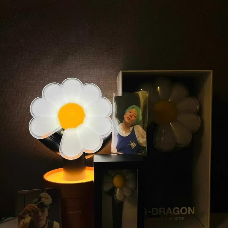 KFSOQE GD BIGBANG G-DRAGON LIGHT STICK Black Little Daisy