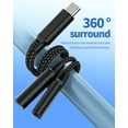 thumbnail image 7 of USB C to 3.5mm Headphone Aux Jack Adapter(2 in 1)for Apple Type C DAC Audio Charger Auxiliary Cable Splitter for iPhone 16 15 Pro Max Dongle for iPad Charging Cord Compatible for Samsung S25 S24 S23, 7 of 7