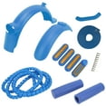 thumbnail image 3 of Electric Scooter Accessories, Rear Mudguard Practical Splashproof Strong Toughness Handbrake Silicone Cover Silicone Grip Scooter Mudguard Set  For Replacement Blue, 3 of 8
