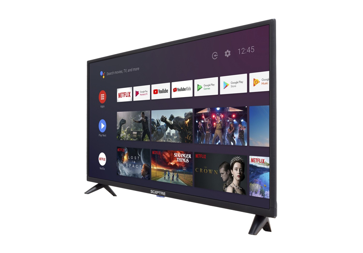 Sceptre 32" Class HD (720p) Android Smart LED TV with Google Assistant (A328BV-SR) - image 4 of 5