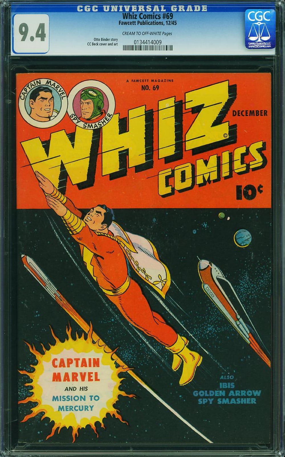 Cover of Whiz Comics #69