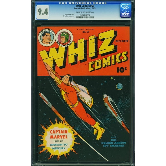 Whiz Comics #69 - CGC 9.4 Comic Book
