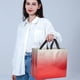 thumbnail image 5 of 12 bolsas de regalo medianas con degradado de 4 colores, reutilizables, de tela no tejida con acabado iridiscente y asas, para regalos de fiesta., 5 of 9