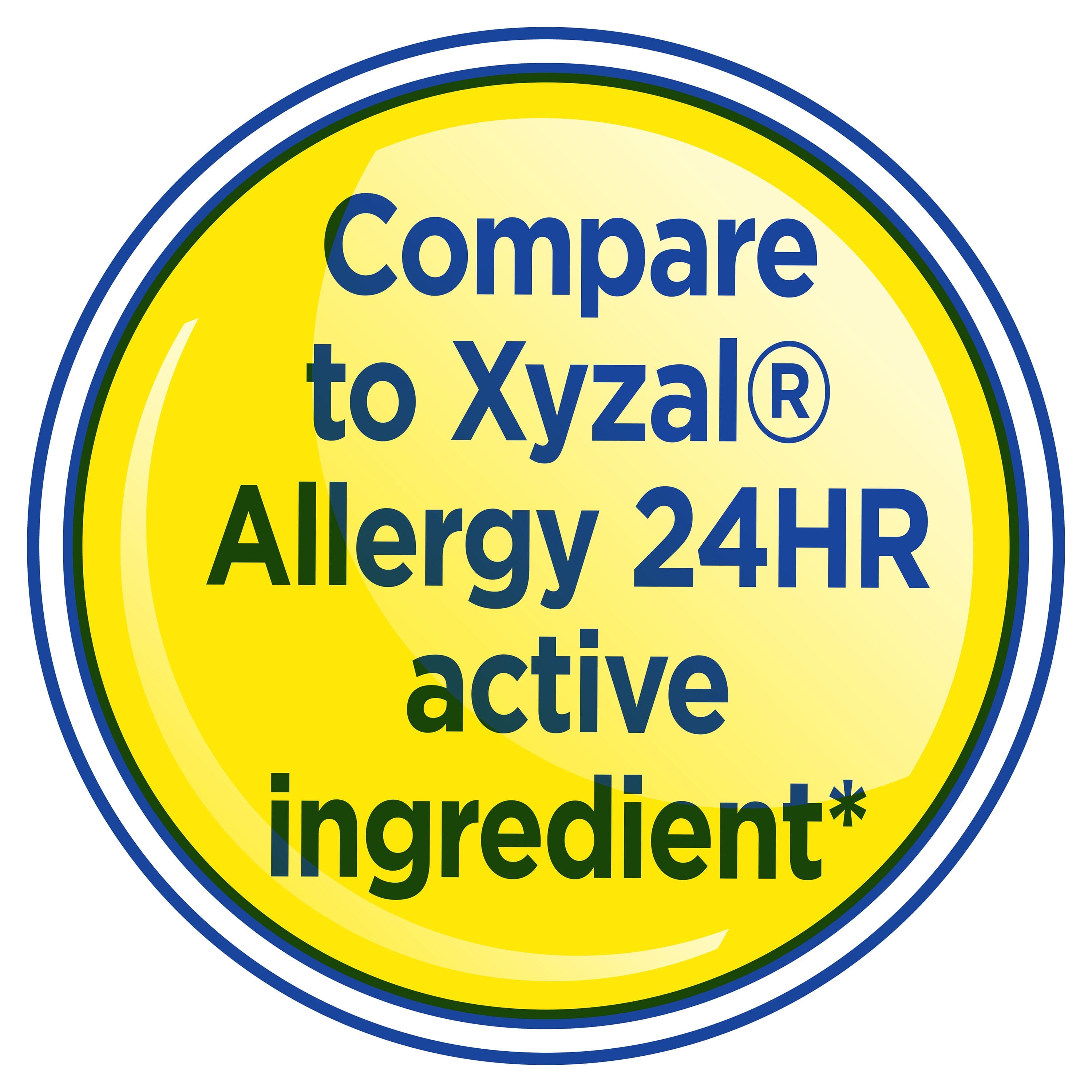 (4 pack) Equate Levocetirizine Dihydrochloride 5mg Compare to Xyzal® Antihistamines Tablets for Usp Allergy with 10 Tablets