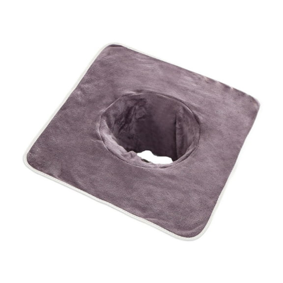 TOOYFUL SPA Towel with Face Hole,Massage Bed Sheets,Beauty Salon Bed Sheet,Soft,Reusable Massage Table Cover Bed Cover Protector gray