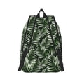 thumbnail image 3 of Daiia Tropical Palm Leaves1 Vintage Canvas Backpack for Men and Women ,Hiking Backpack,Travel Laptop Bag for School,Large Capacity Backpack, 3 of 8