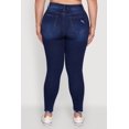 thumbnail image 5 of Women's Plus Size High Waisted Distressed Skinny Jeans, 5 of 5