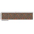 thumbnail image 3 of Floral Fabric by the Yard, Cartoon Drawn Autumn Colored Flower Stems Spirals Polka Dots Illustration, Upholstery Fabric for Dining Chairs Home Decor Accents, Dark Taupe Multicolor by Ambesonne, 3 of 5