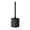 Black, variant on Meitianfacai Deluxe toilet Brush with Stainless Steel toilet Bowl Brush Modern and Compact toilet Cleaner Brush Long Handle Bristles for Bathroom Cleaning