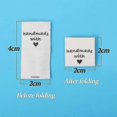 thumbnail image 2 of Custom Fabric Labels for Clothing - 5pcs Cotton Tags for Handmade Crafts Costumes Textiles with Love Design, 2 of 5