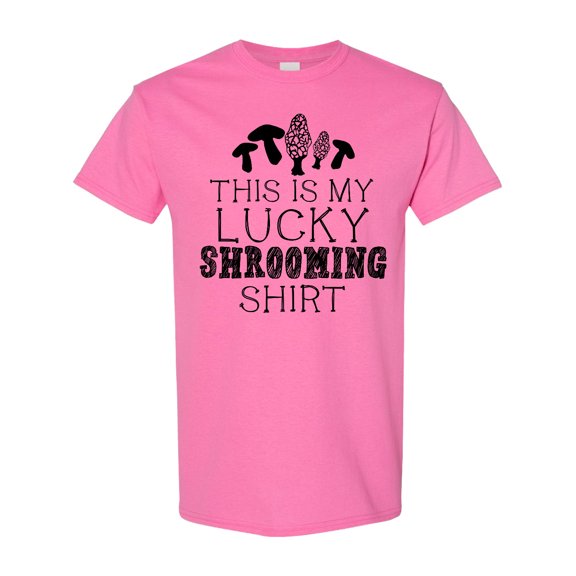 Inktastic This is My Lucky Shrooming Shirt Mushroom Hunting T-Shirt