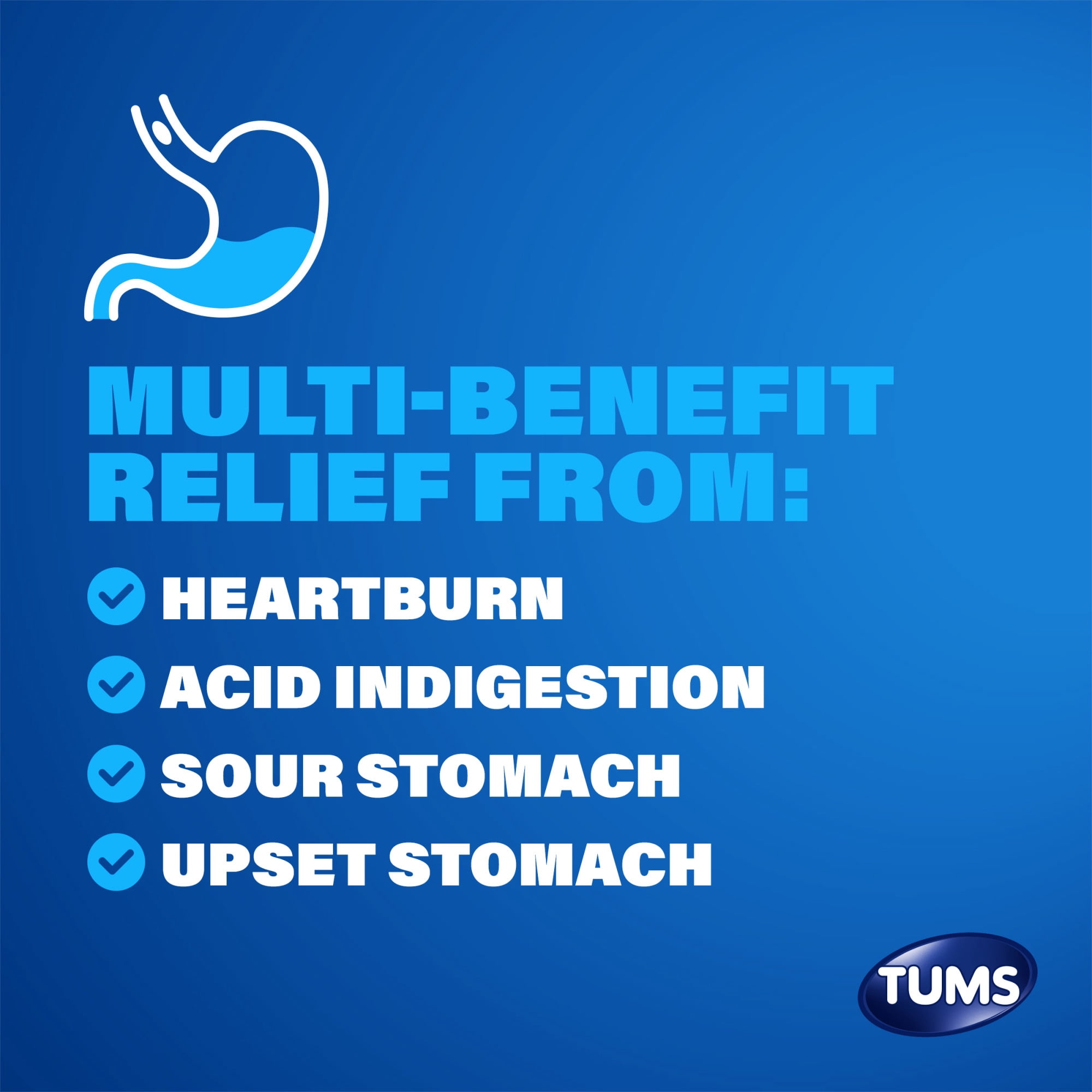 (3 pack) Tums Smoothies Extra Strength Heartburn Relief Chewable Antacid Tablets, Fruit, 140 Count​