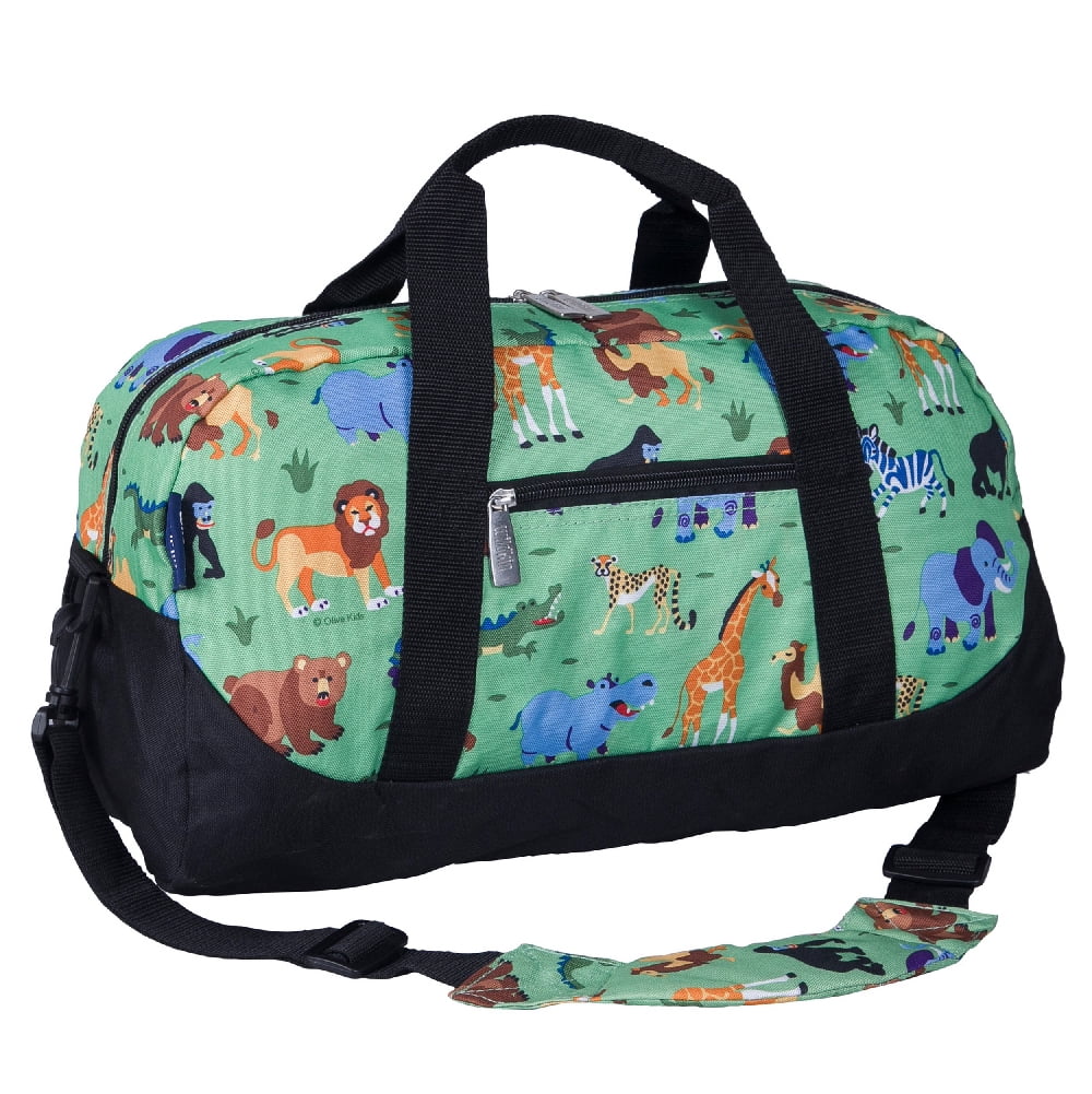 Dog Cat Paw Print Sports Gym Duffel Bag Travel Duffle Bag Sports Luggage Handbag for Men Women Girls Boys