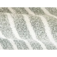 thumbnail image 4 of Mineral Spring Spa Luxe Stripe Polyester Tufted Bath Rug, Restoration Green, 20" x 32", 4 of 7