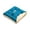 Blue, variant on Square Floor Cushion 16x16x2 Inch Breathable Flock Seat Pad Portable Mat for Home Office Lightweight