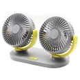 thumbnail image 1 of Refrigerador automático del mini ventilador del coche de la cabeza dual del mini USB con el USB giratorio de 360 grados accionado para 24x16cm Zulema  Ventilador de refrigeración del coche, 1 of 8