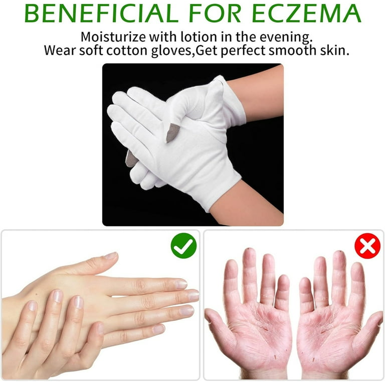 NOGIS Pairs Touch Screen Moisturizing Gloves Cotton Spandex