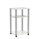 thumbnail image 4 of Mesita de noche Furinno Simplistic, paquete de 2 unidades, roble blanco/cromado, 4 of 7