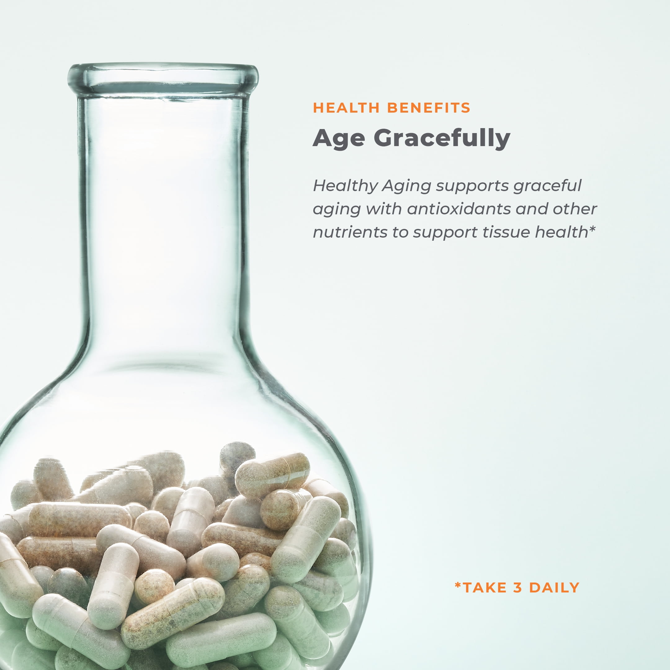 LifeSeasons - Ageless Skincare - Anti Aging Supplement - Antioxidant Complex - Acai Berry, Astaxanthin, Resveratrol, R-Alpha Lipoic Acid and Pomegranate Extract - 90 Capsules