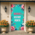 thumbnail image 6 of LUUFILx Women's History Month Floral Banner Photography Props Party Supplies Backdrop Background Decorations Event Celebration Wall Decor, 6 of 8