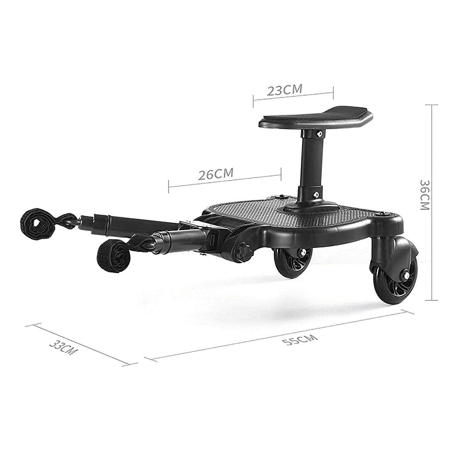 MONIPA 1PCS Universal Pram Pedal Kids Scooter Stroller W/Auxiliary Pedal Load 25kg