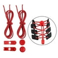 thumbnail image 2 of Elastic Lock Shoe Running Shoe Trainer  Red, 2 of 8