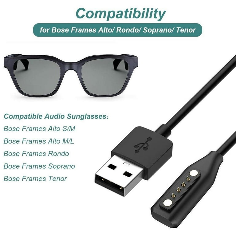 Charger for Bose Frames Alto/Rondo/Soprano/Tenor, Replacement