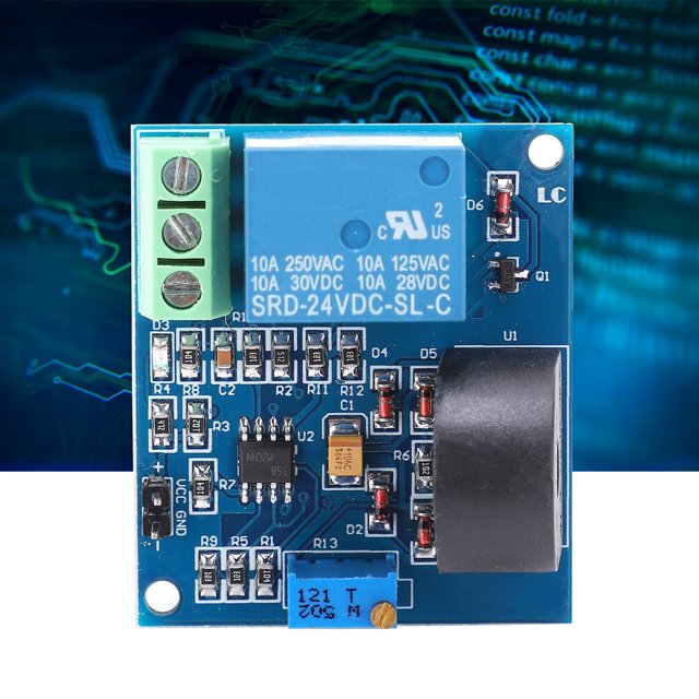 Fyydes Module de Capteur de Protection contre les Surintensités 5A, Module de Capteur de Protection contre les Surintensités 20Hz400Hz, Module de Capteur de Protection contre les Surintensités Détection de Courant AC Relais 24V 5A 20Hz400Hz