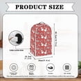 thumbnail image 6 of HELLHERO Christmas Snowman and Candy Cane Univesal Coffee Machine Dust Cover with Protects Against Scratches Polyester Blender Dust Cover, 6 of 6
